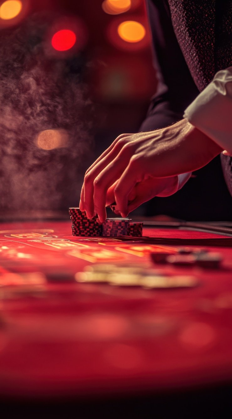 Live dealer at Ikan Hoki table with multiple camera angles